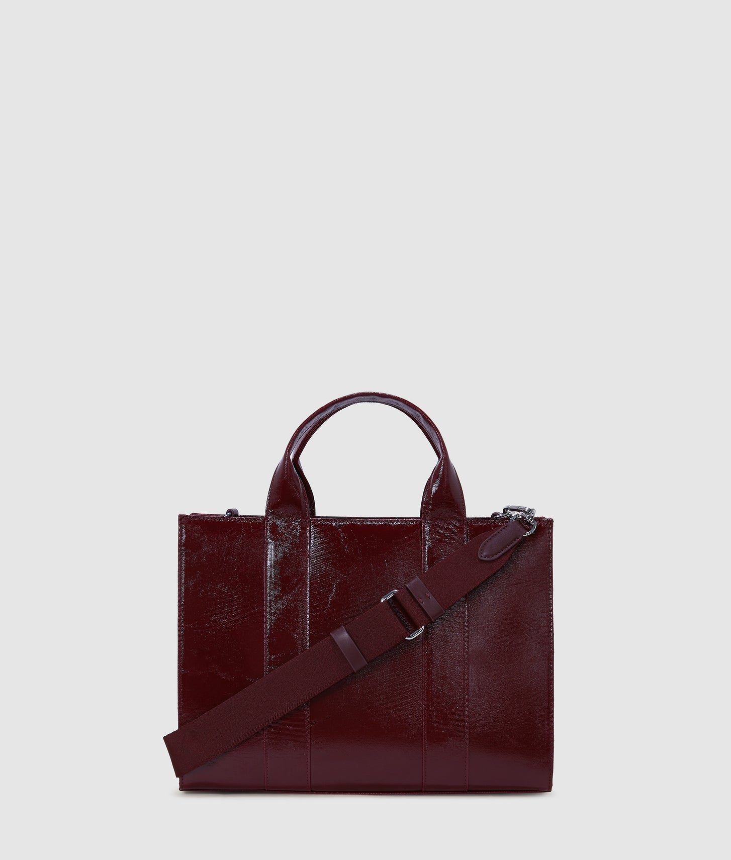 KarlLagerfeld Rue St-Guillaume Coated Tote Bag Windsor Wine