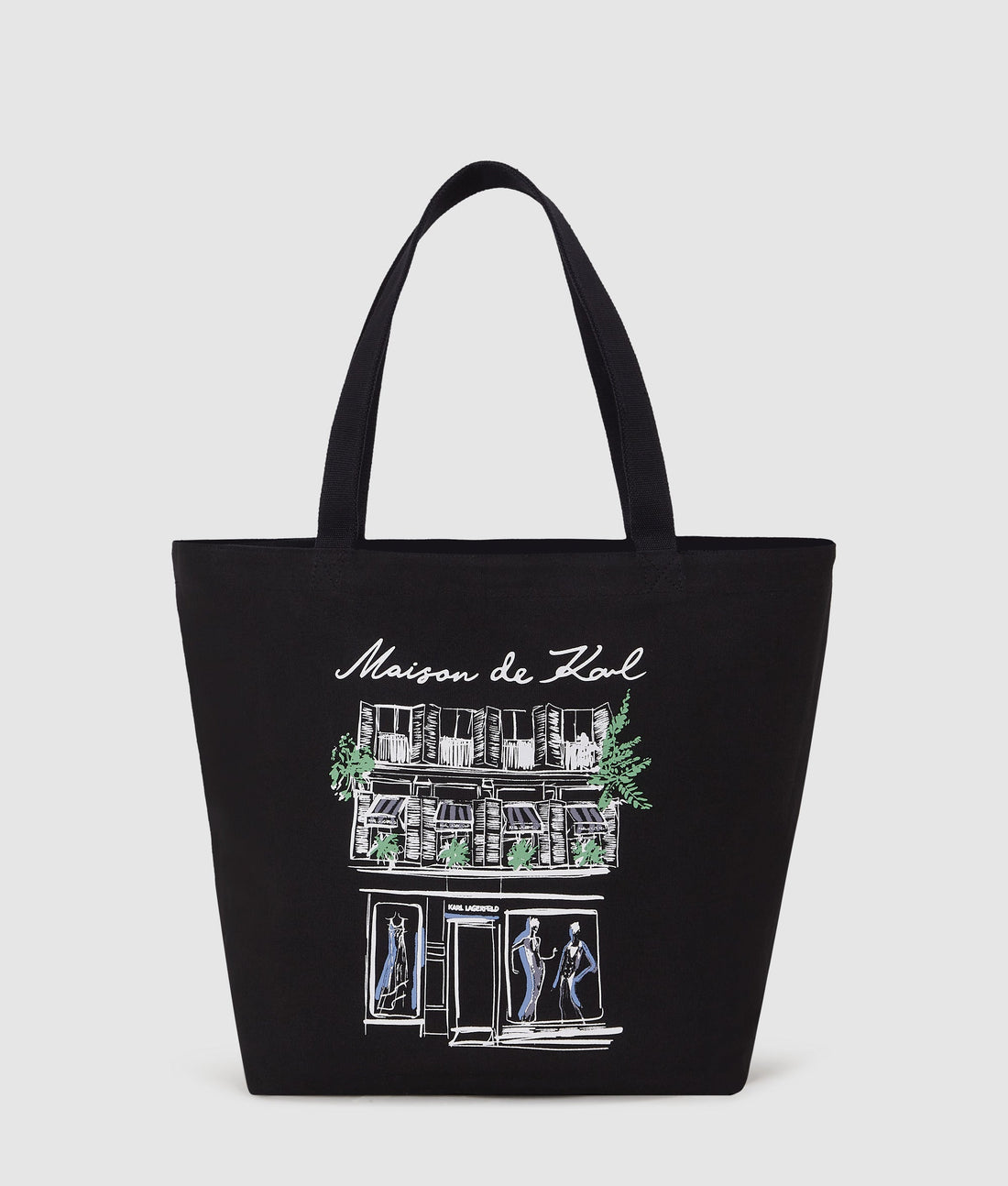 KarlLagerfeld Maison De Karl Reversible Shopper Black