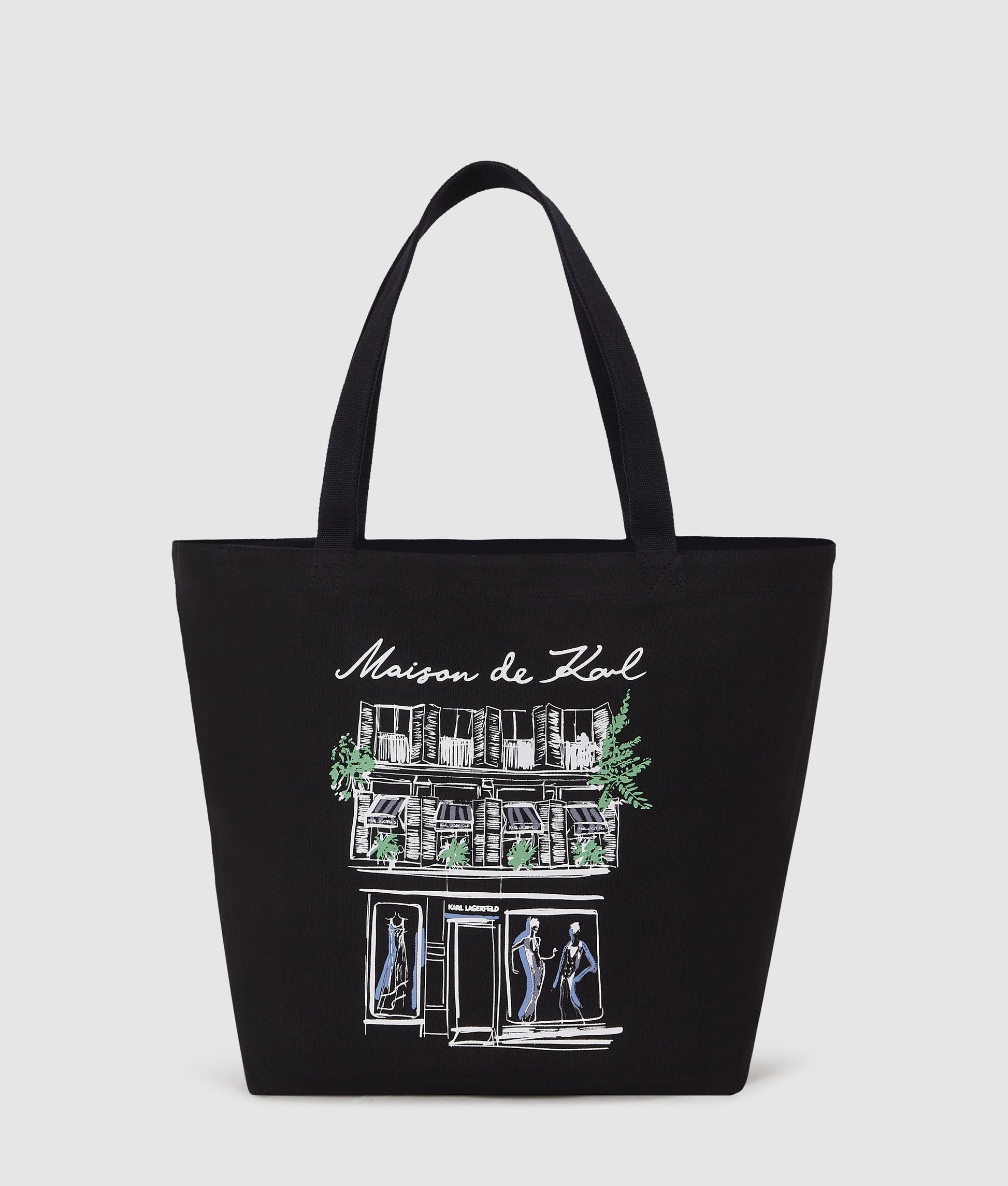 KarlLagerfeld Maison De Karl Reversible Shopper Black