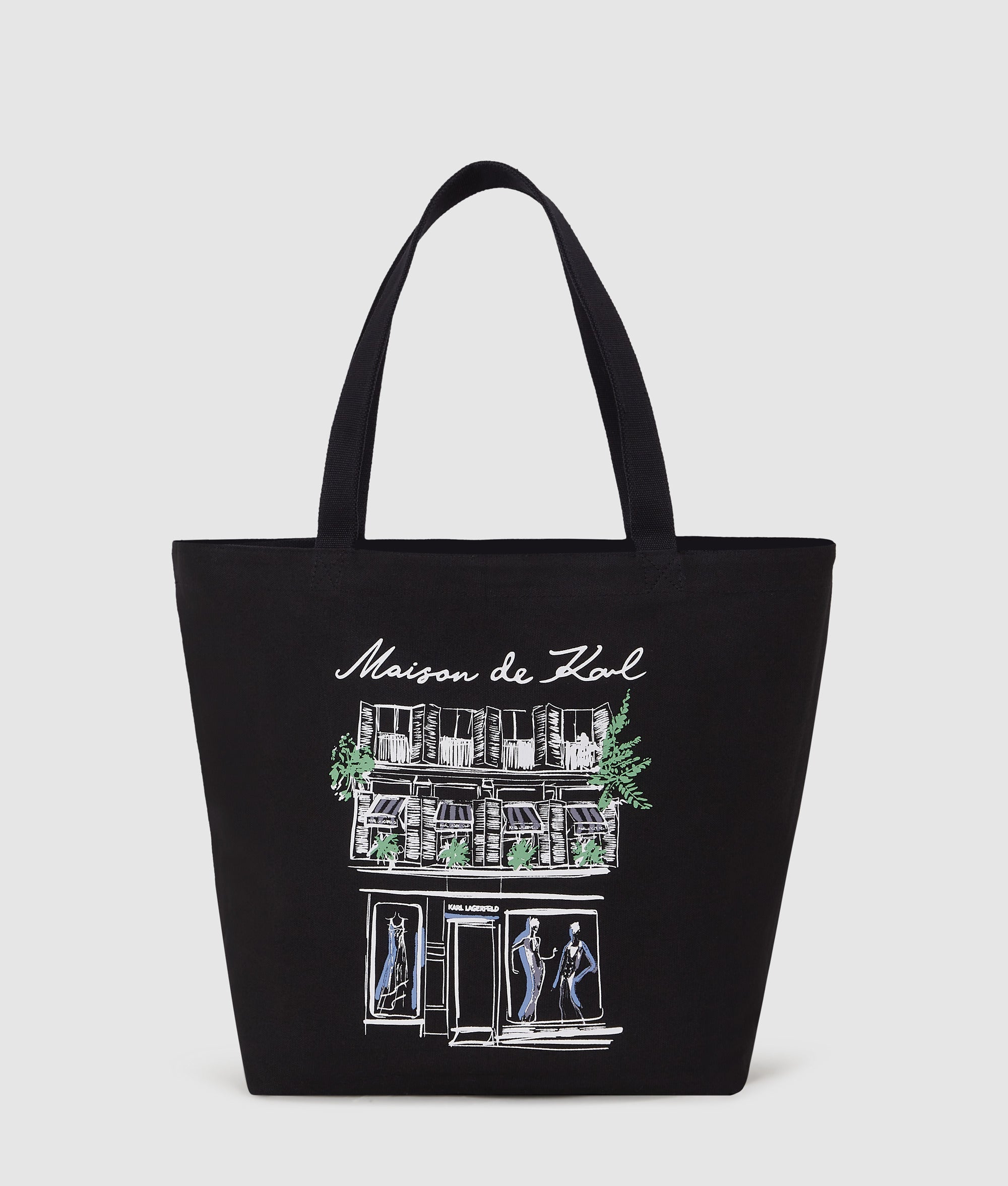 KarlLagerfeld Maison De Karl Reversible Shopper Black