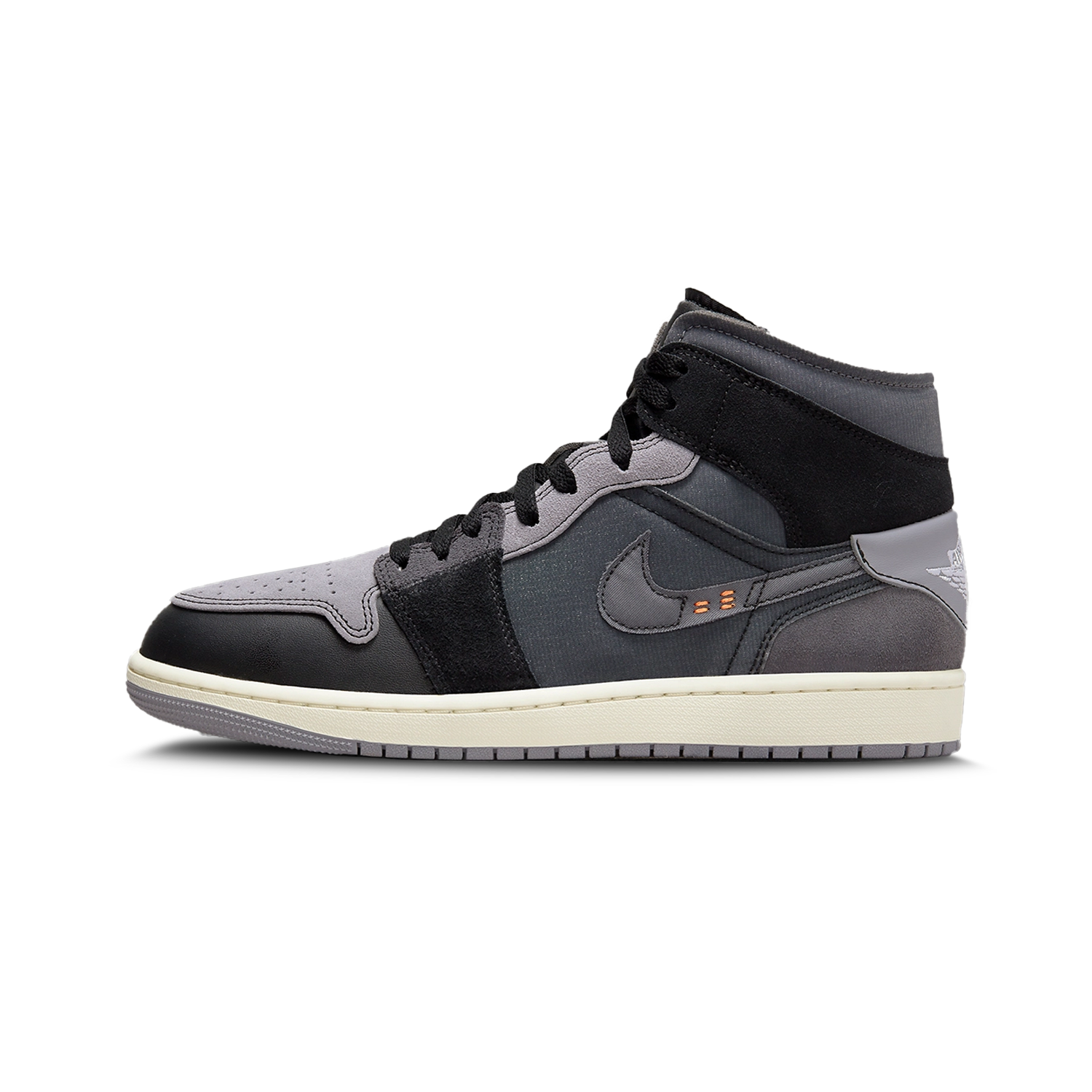 Jordan 1 Mid Craft Inside Out Black
