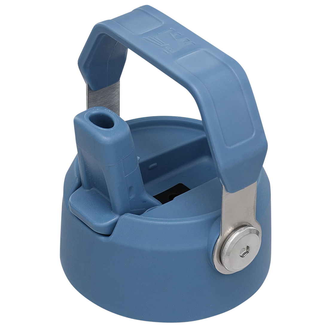 The IceFlow Flip Straw Water Bottle Lid | 17 OZ to 22 OZ Blue Ashes Blue Ashes