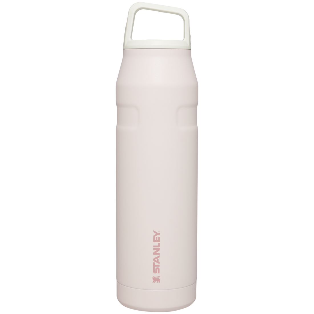 IceFlow Bottle with Cap and Carry+ Lid | 36 OZ Rose Quartz Glimmer Rose Quartz Glimmer