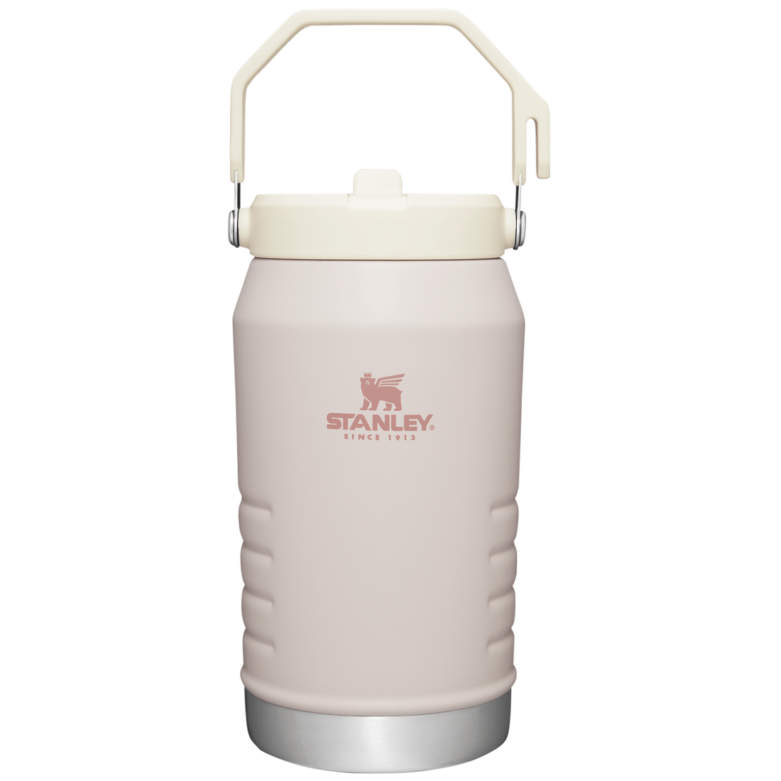 The IceFlow Flip Straw Jug | 64 OZ Rose Quartz Rose Quartz
