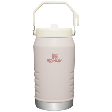 The IceFlow Flip Straw Jug | 64 OZ Rose Quartz Rose Quartz