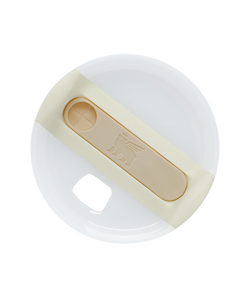 The Quencher H2.O FlowState Tumbler Lid | 14 OZ Milky White Milky White