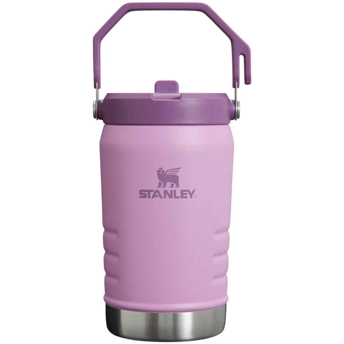 The IceFlow Flip Straw Jug | 40 OZ Lilac Lilac