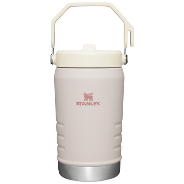 The IceFlow Flip Straw Jug | 40 OZ Rose Quartz Rose Quartz