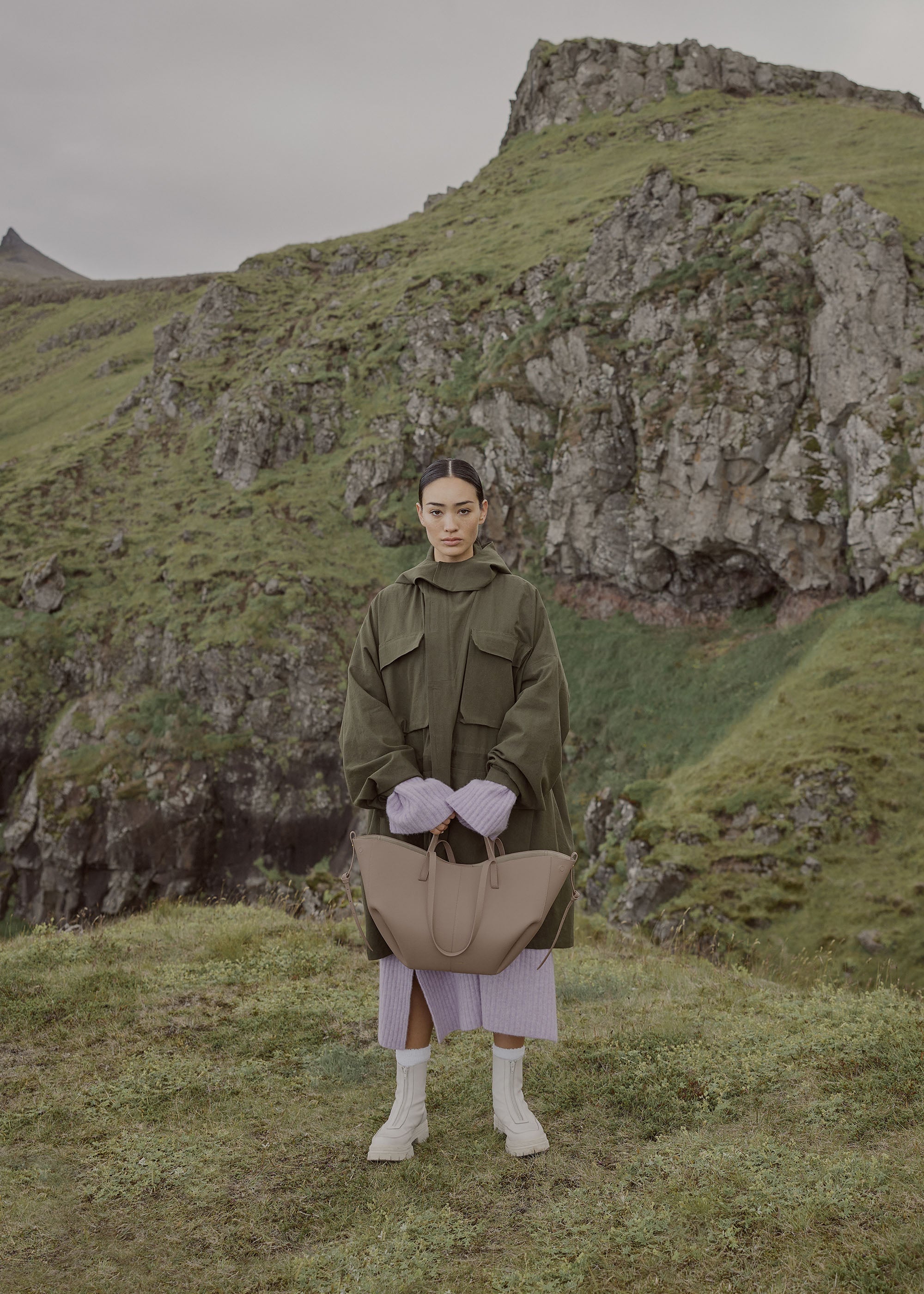 Polene Cyme Textured Taupe