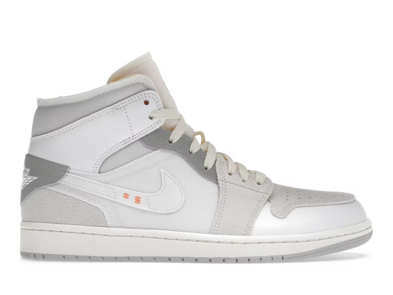 Jordan 1 Mid SE Craft Inside Out White Grey