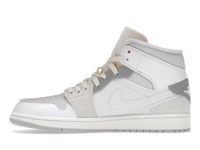 Jordan 1 Mid SE Craft Inside Out White Grey