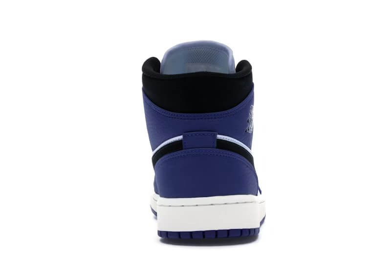Jordan 1 Mid Deep Royal Blue Black