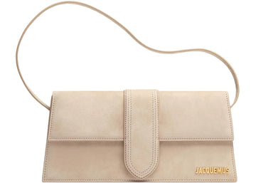 jacquemus le bambino long flap bag dark beige