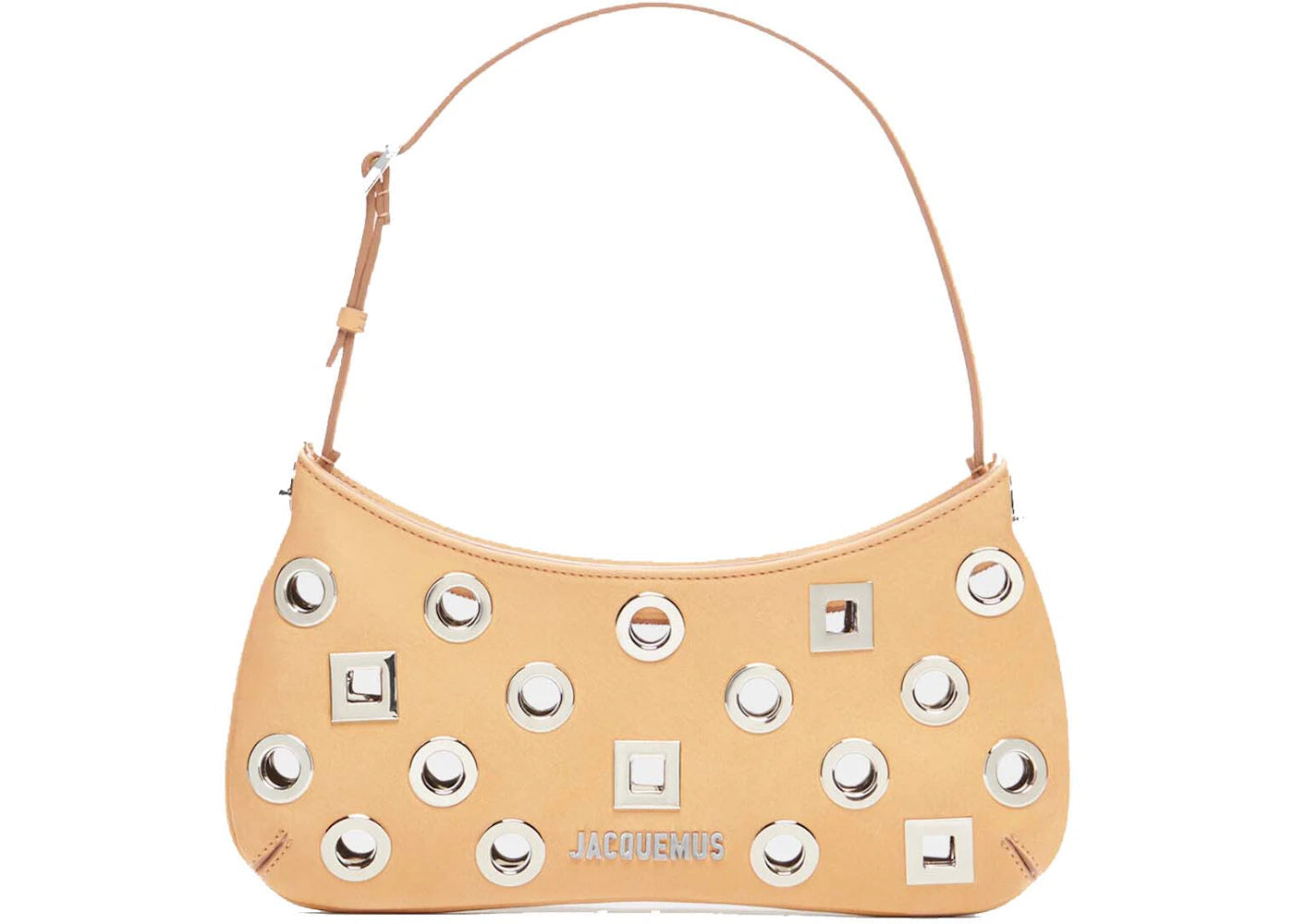 jacquemus le bisou rond carr√© dark beige