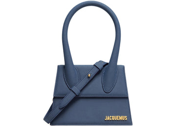 jacquemus le chiquito moyen signature handbag dark navy