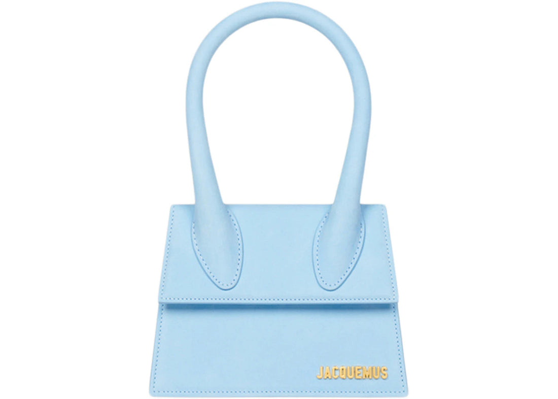 jacquemus le chiquito moyen signature handbag light blue