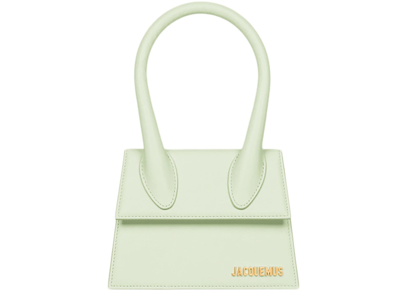 jacquemus le chiquito moyen signature handbag light green