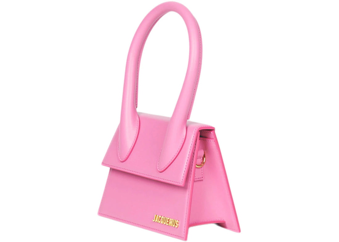 jacquemus le chiquito moyen signature handbag pink