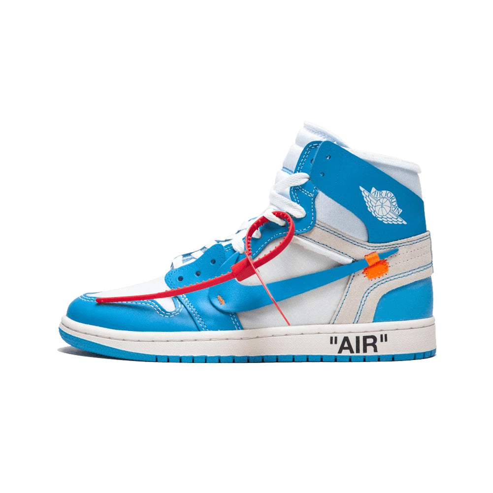 Jordan 1 Retro High Off-White University Blue - Crepdog Crew