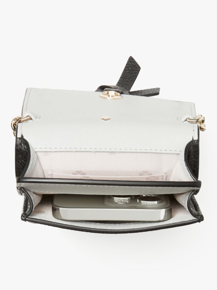 KateSpade Knott North South Phone Crossbody Black