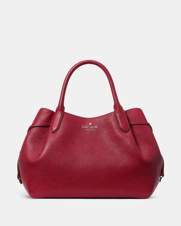 KateSpade Dumpling Large Satchel Red Jam