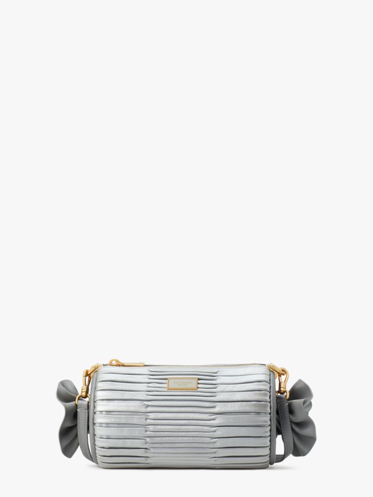KateSpade Sweet Treats Festive Pleated Small Barrel Bag Starlight