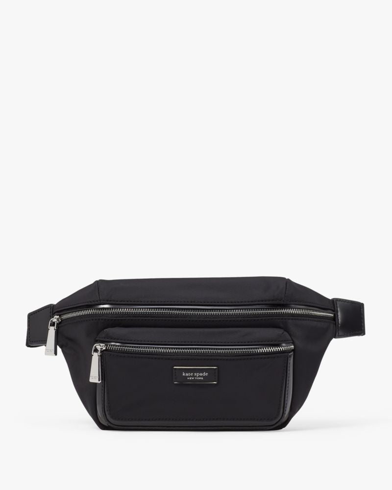 KateSpade Sam Icon Ksnyl Nylon Medium Belt Bag Black