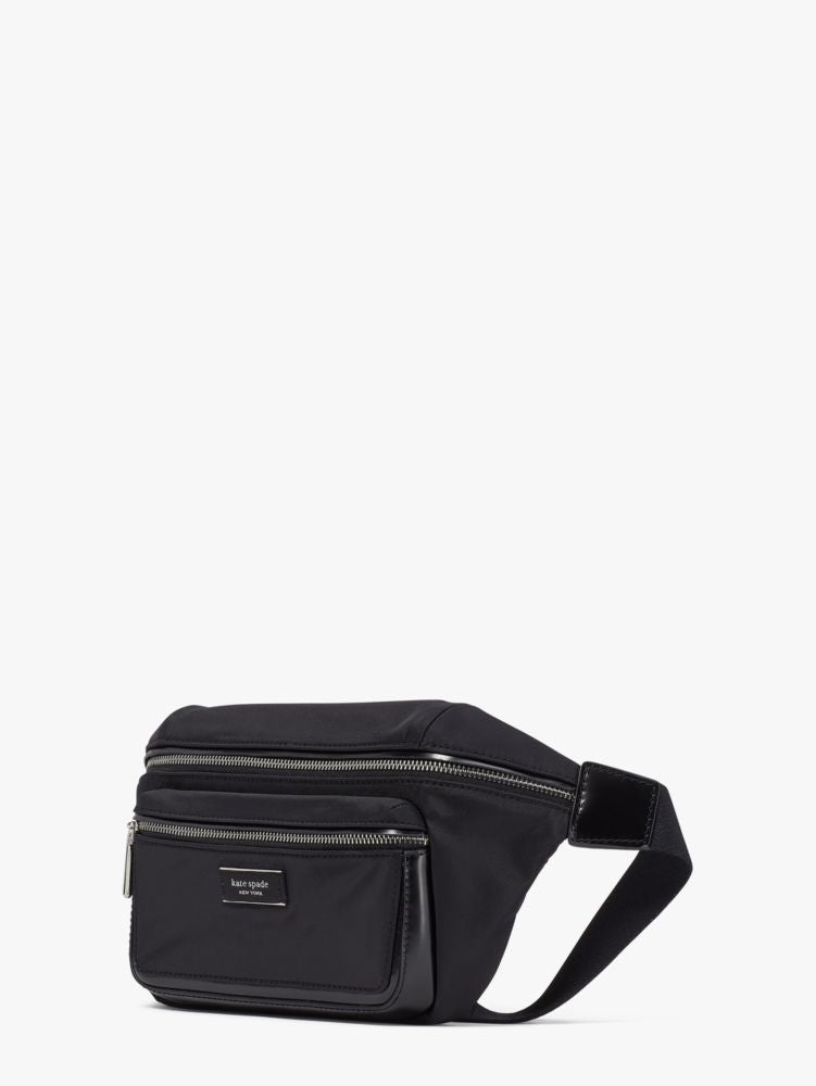 KateSpade Sam Icon Ksnyl Nylon Medium Belt Bag Black