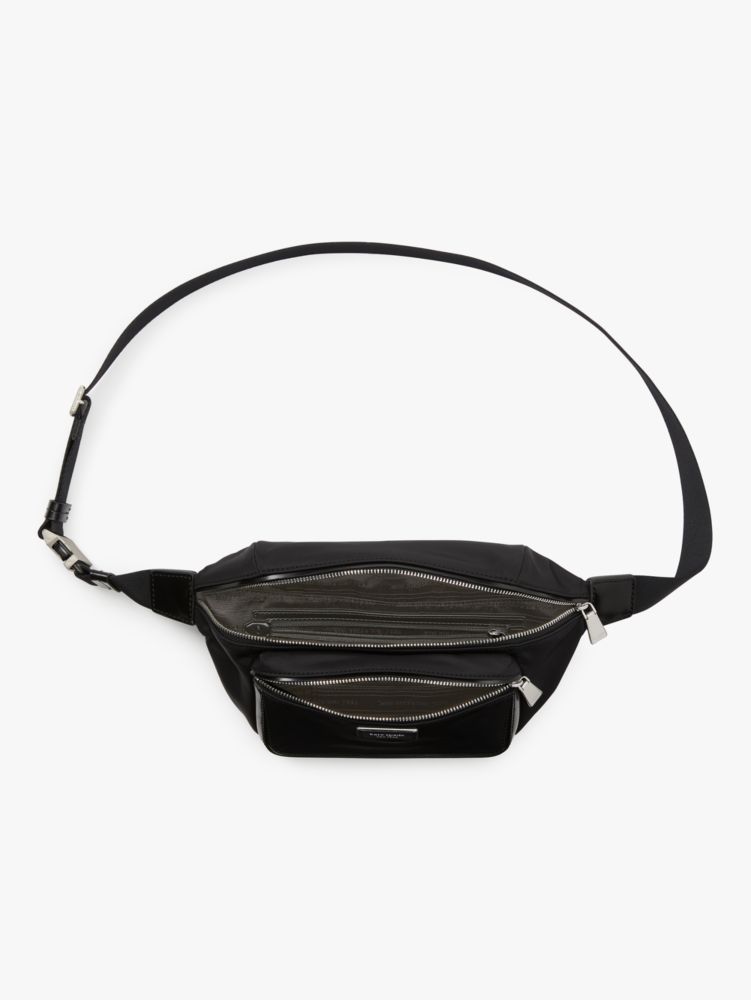 KateSpade Sam Icon Ksnyl Nylon Medium Belt Bag Black