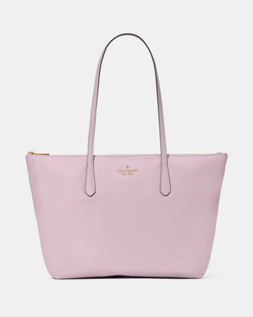 KateSpade Kitt Nylon Medium Tote Lavender Smoke