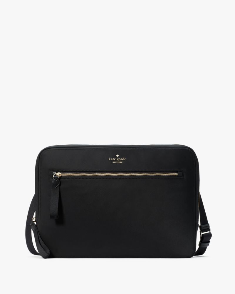 KateSpade Chelsea Laptop Sleeve With Strap Black