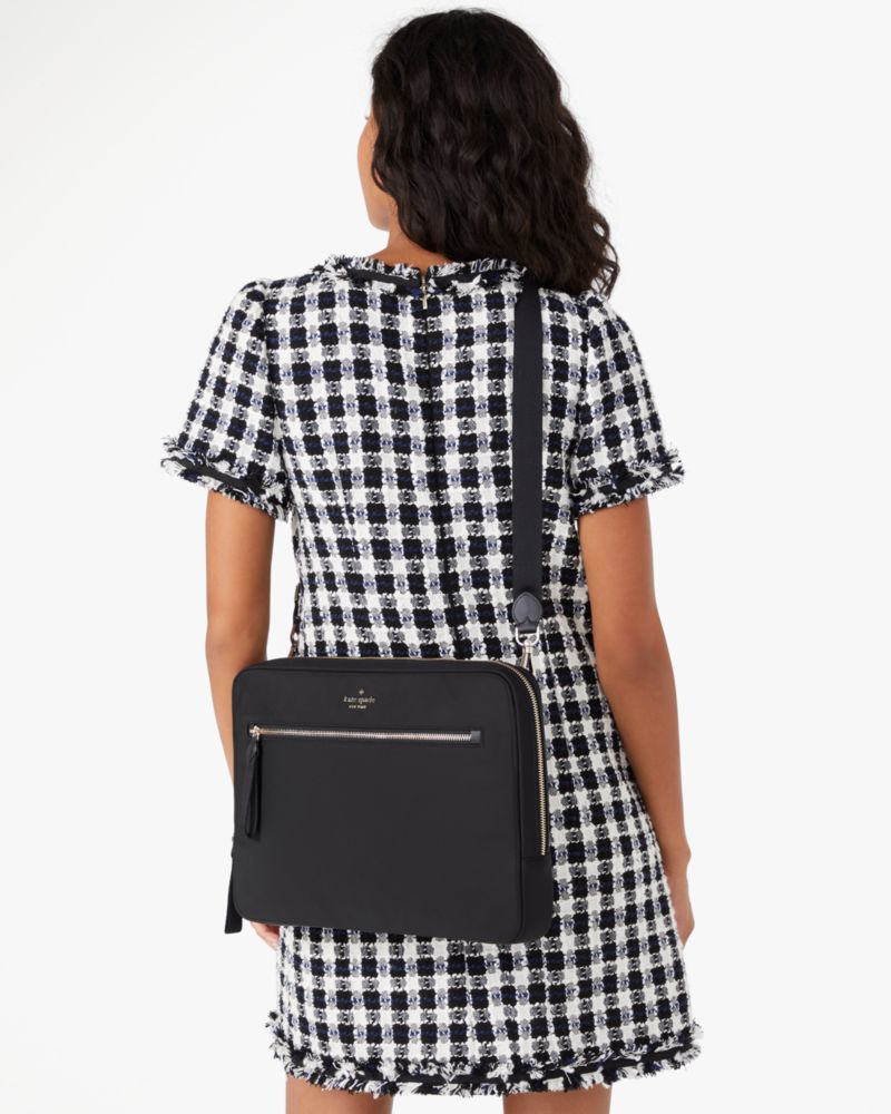 KateSpade Chelsea Laptop Sleeve With Strap Black