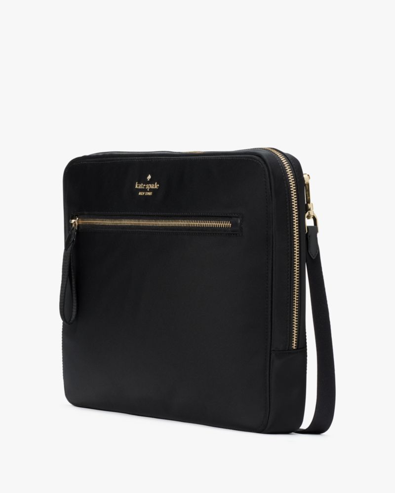 KateSpade Chelsea Laptop Sleeve With Strap Black