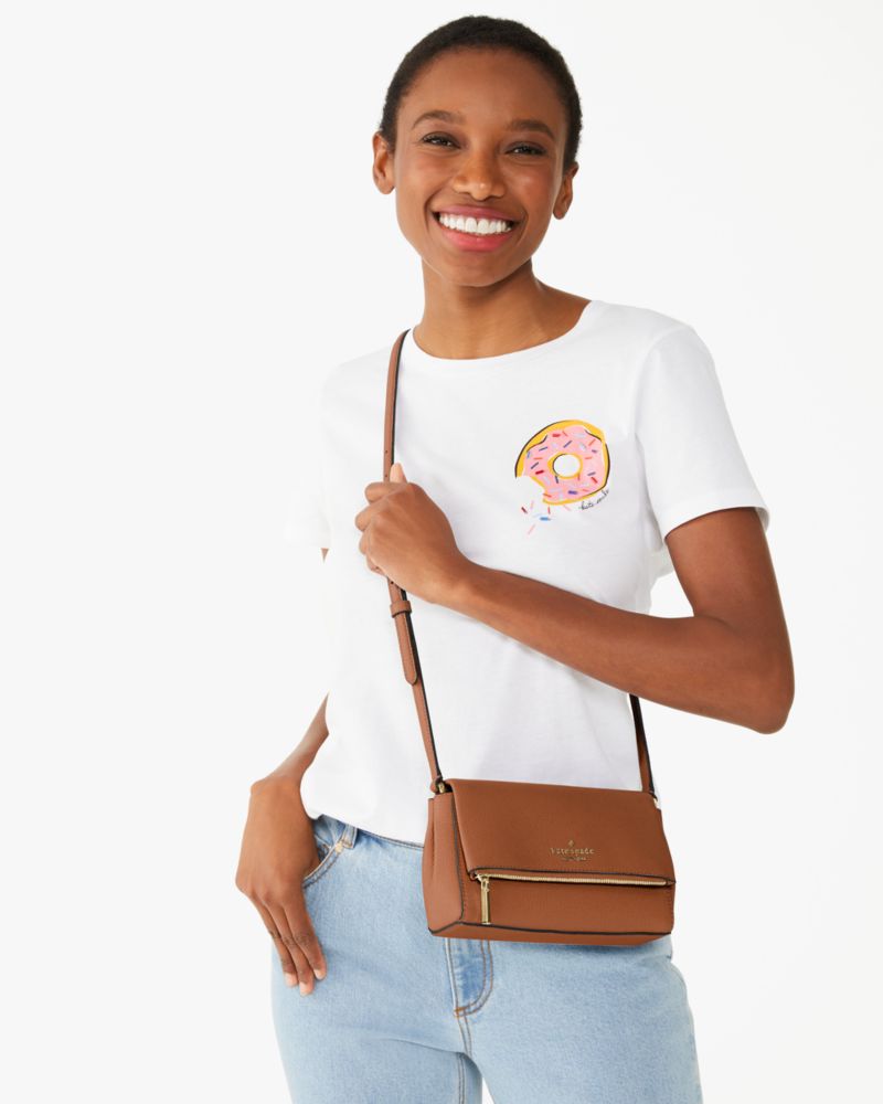 KateSpade Leila Mini Crossbody Warm Gingerbread