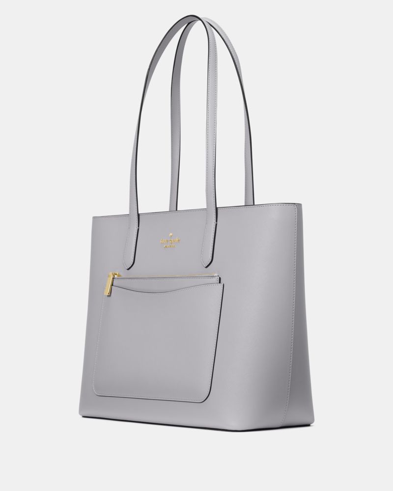 KateSpade Staci Large Tote Set Mountain Grey