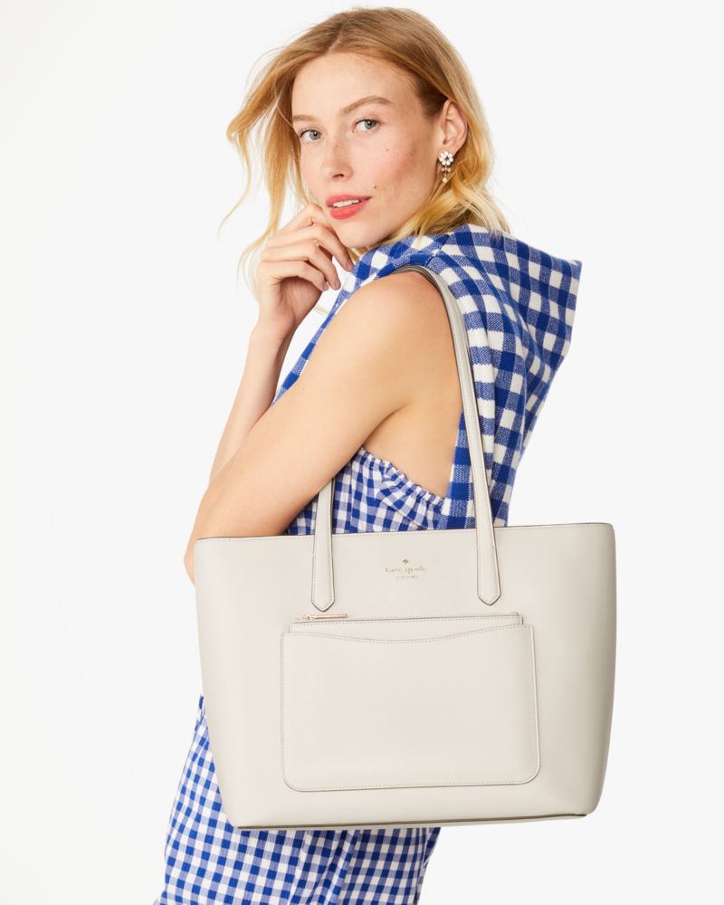 KateSpade Staci Large Tote Set Meringue