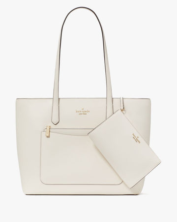 KateSpade Staci Large Tote Set Meringue