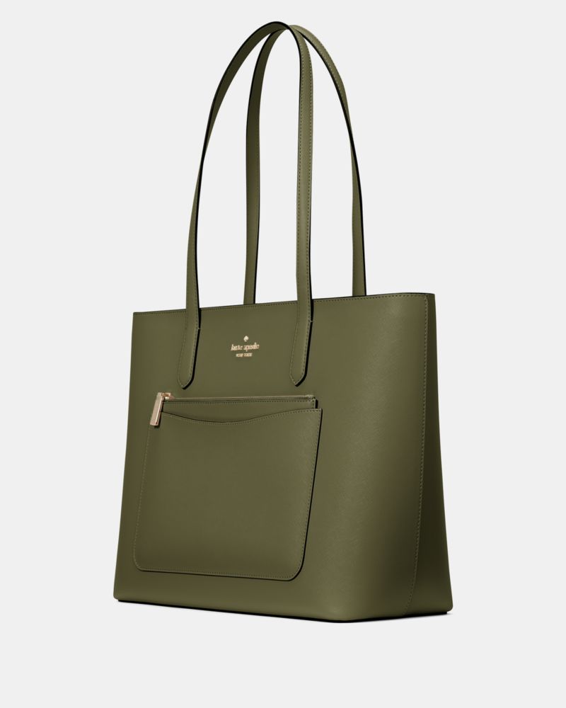 KateSpade Staci Large Tote Set Enchanted Green