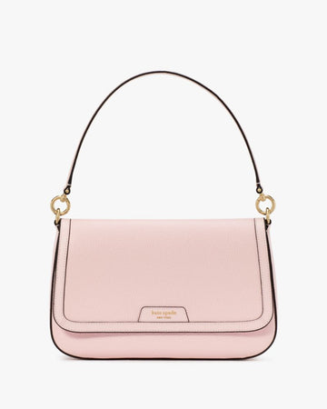 KateSpade Hudson Convertible Flap Shoulder Bag Pastry Pink