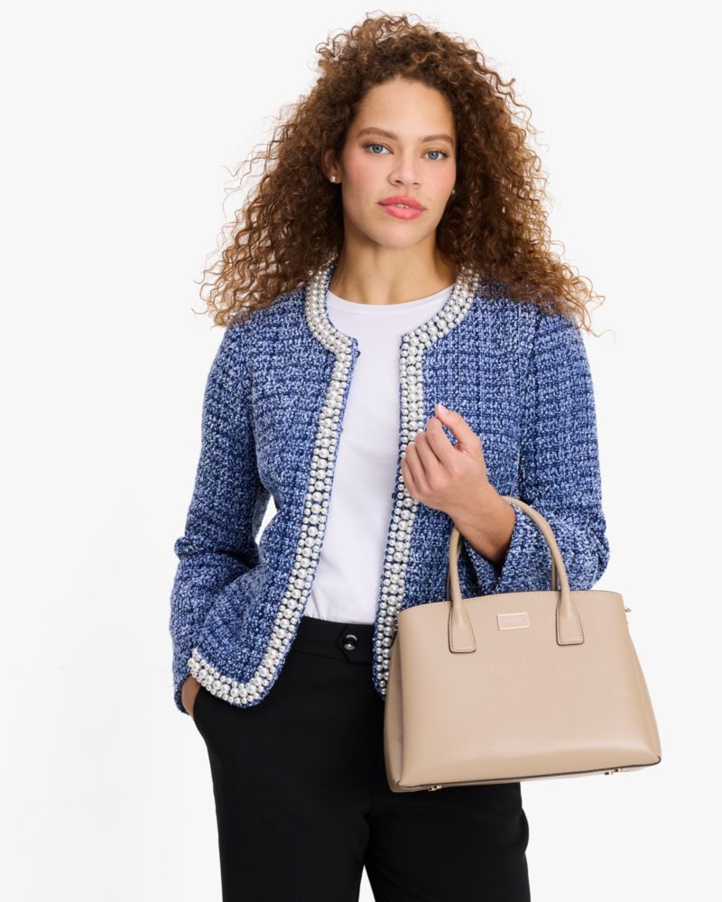 KateSpade Serena Satchel Timeless Taupe