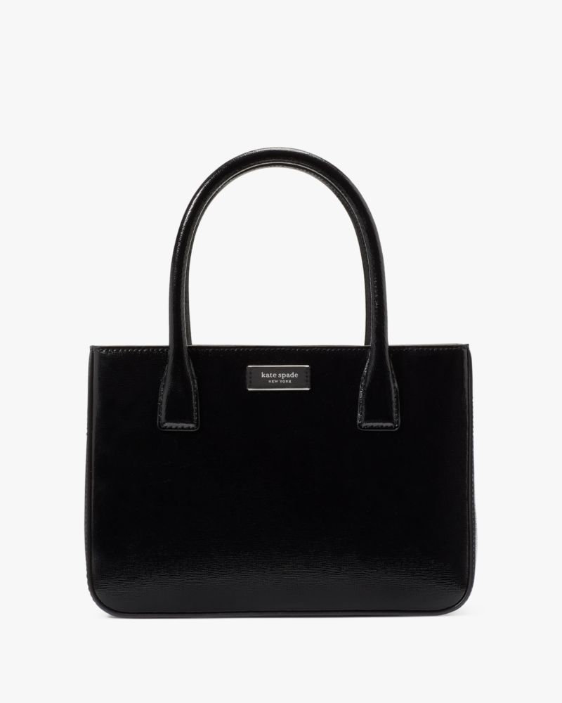 KateSpade Sam Icon Square Tote Black