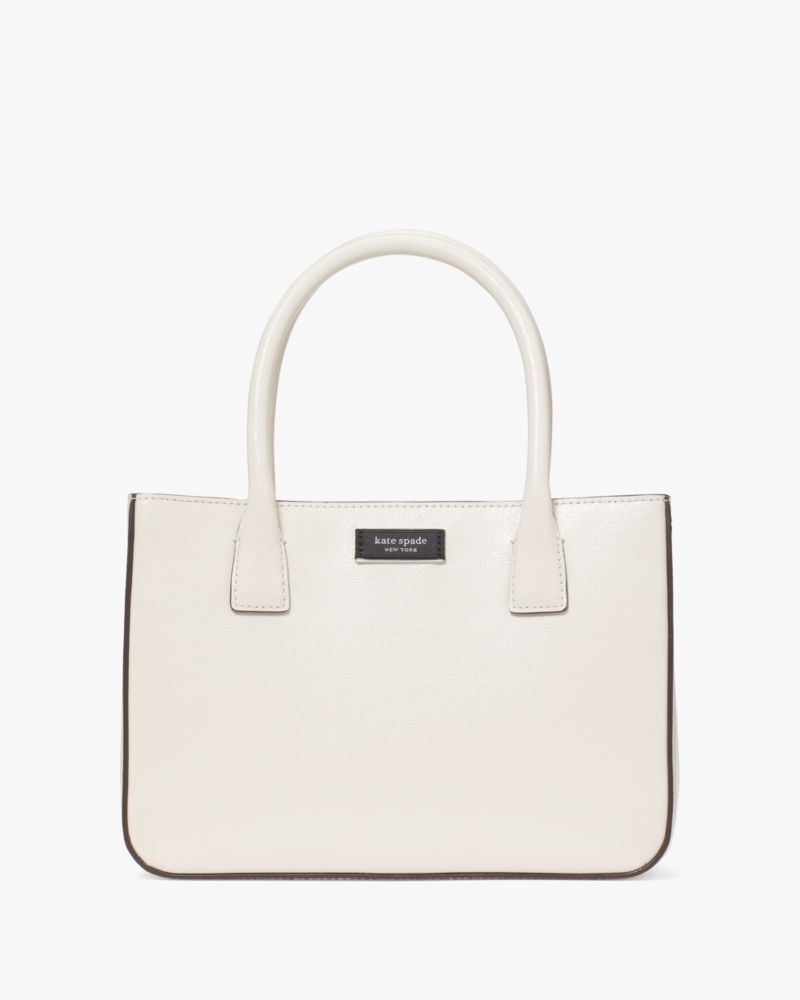KateSpade Sam Icon Square Tote Parchment