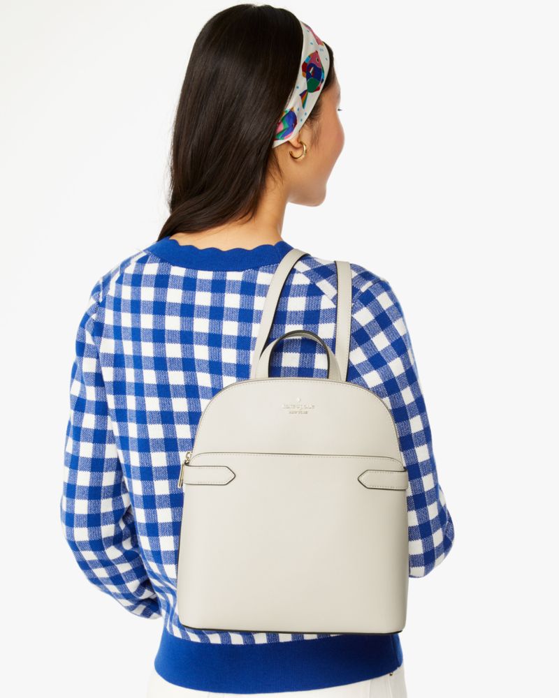 KateSpade Staci Medium Dome Backpack Meringue