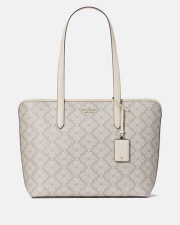 KateSpade Signature Spade Flower Large Tote Dark Mushroom Cap Multi