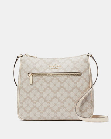 KateSpade Signature Spade Flower Large Swingpack Crossbody Dark Beige Multi