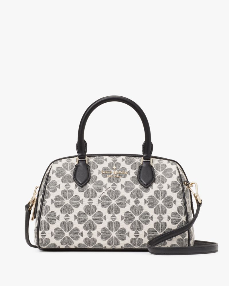 KateSpade Spade Flower Small Dolly Duffle Black Multi