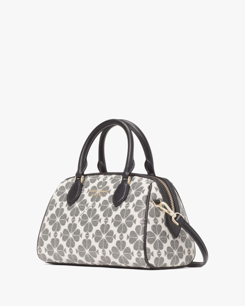 KateSpade Spade Flower Small Dolly Duffle Black Multi