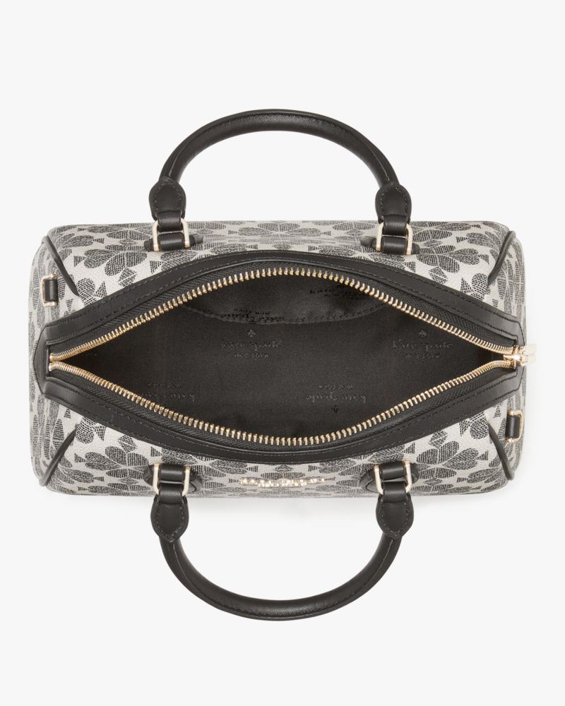 KateSpade Spade Flower Small Dolly Duffle Black Multi