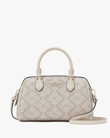 KateSpade Spade Flower Small Dolly Duffle Dark Beige Multi