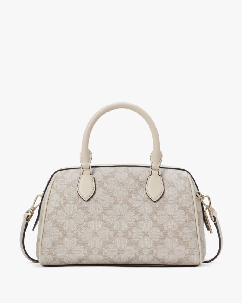 KateSpade Spade Flower Small Dolly Duffle Dark Beige Multi